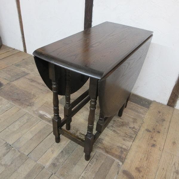 イギリス アンティーク 家具 ゲートレッグテーブル ダイニング 英国 6973d