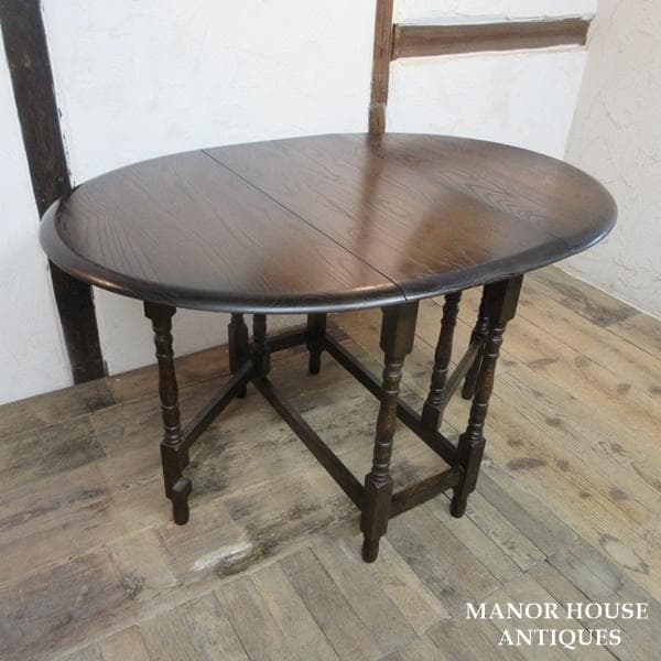 イギリス アンティーク 家具 ゲートレッグテーブル ダイニング 英国 6973d