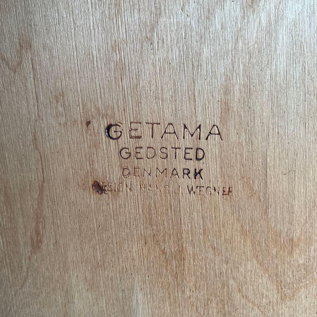 本日中　ゲタマ GETAMA CH38 ハンスJウェグナー オーク材 本革 1脚