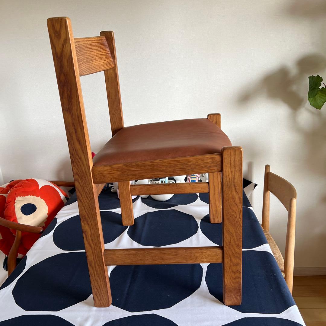 本日中　ゲタマ GETAMA CH38 ハンスJウェグナー オーク材 本革 1脚