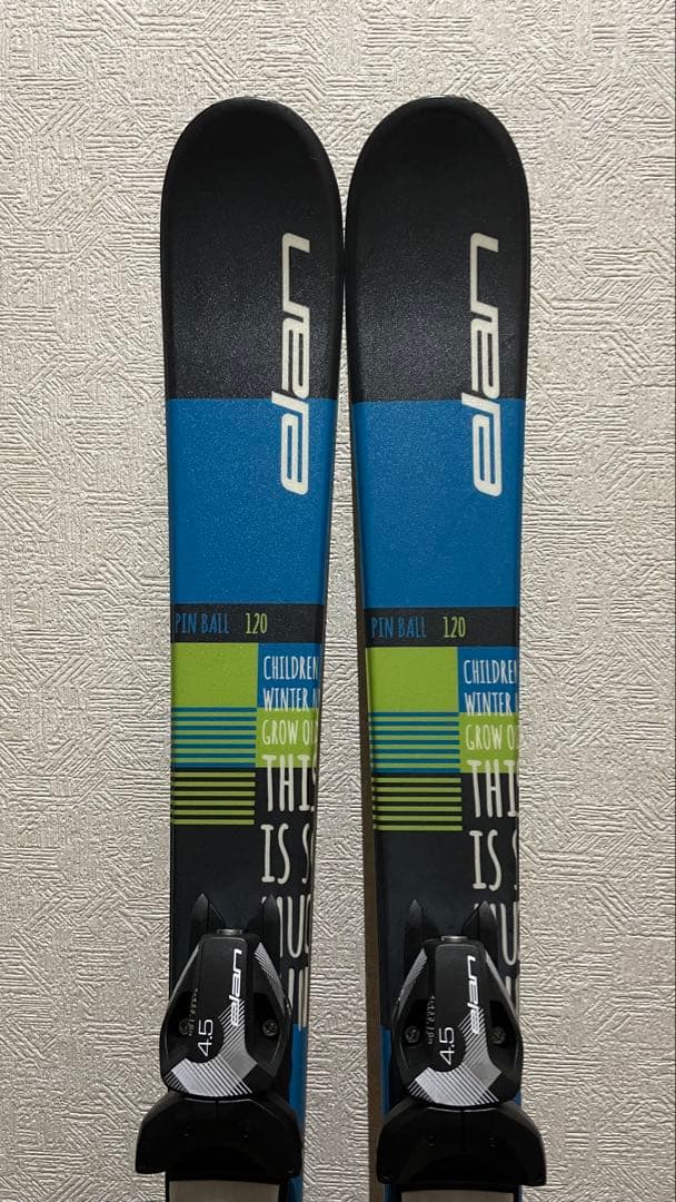 ELAN PINBALL 120cm キッズ用 スキー板 子供用 程度良好