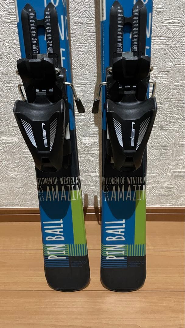 ELAN PINBALL 120cm キッズ用 スキー板 子供用 程度良好
