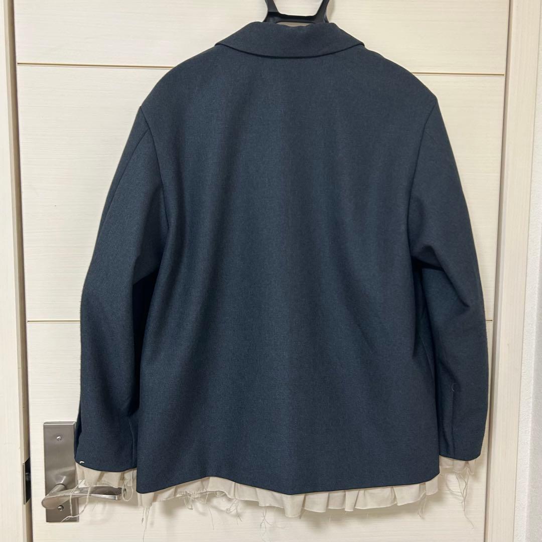 loin nuit ロワンニュイ ジャケット ネイビー　ハートのブローチ付き