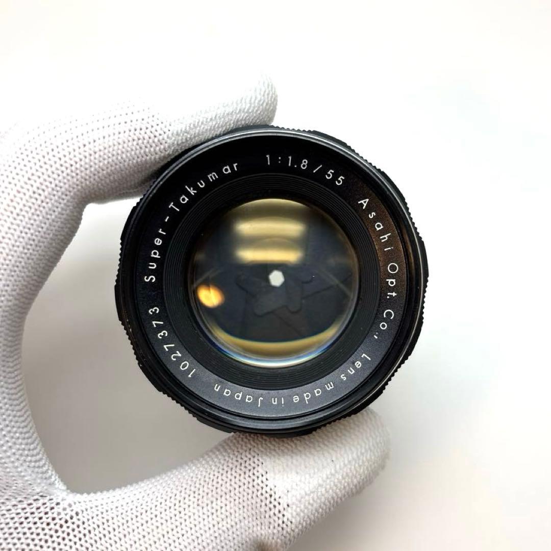 【美品】Super Takumar 55mm f1.8 前期型　m42マウント