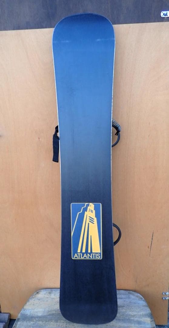 ATLANTIS スノーボード 黒色 バインディング付き