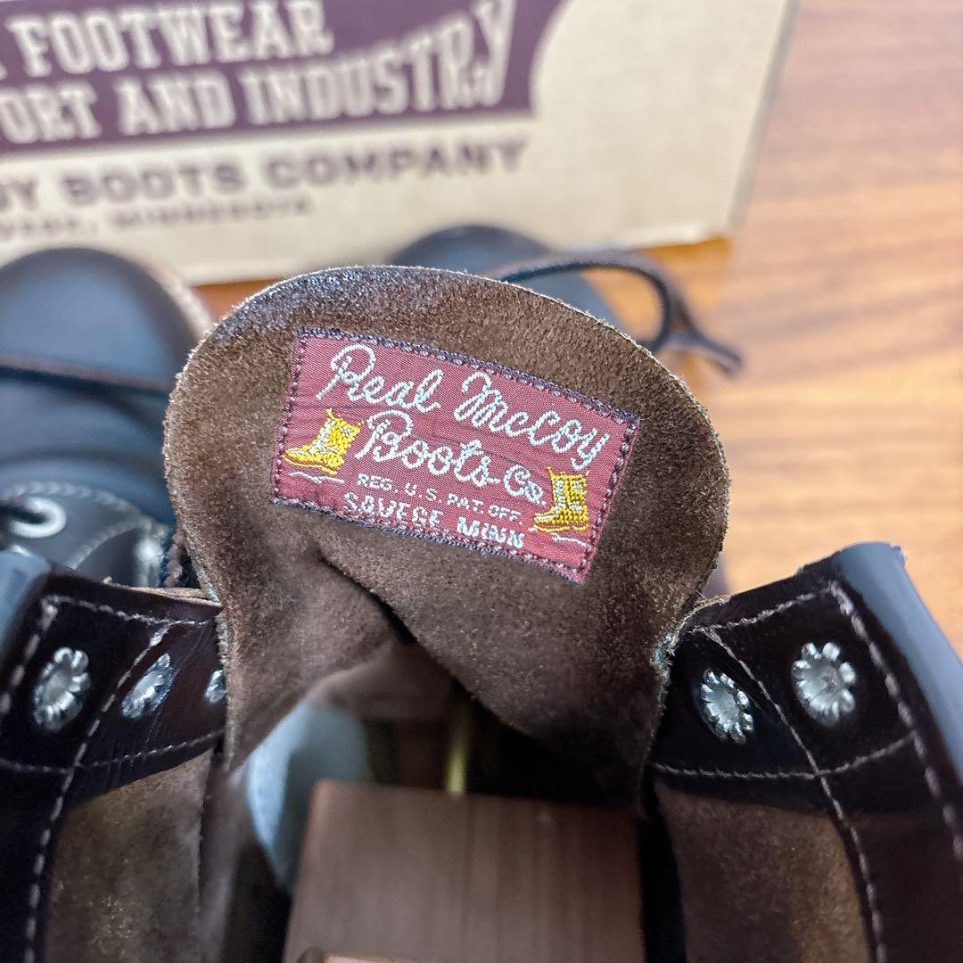 箱タグ付き REAL McCOY’S ベアヘッド ワークブーツ ホースハイド