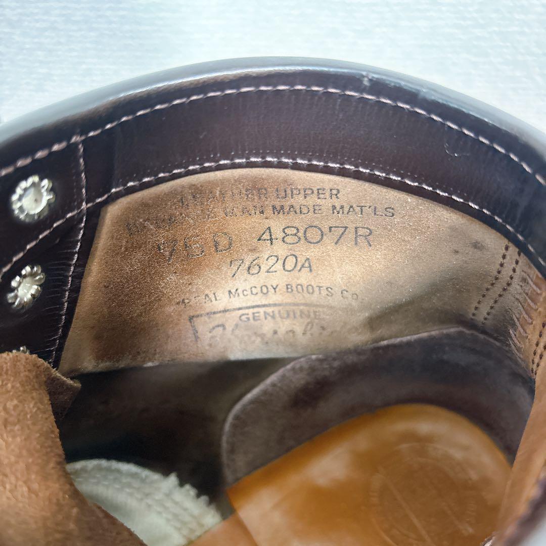 箱タグ付き REAL McCOY’S ベアヘッド ワークブーツ ホースハイド