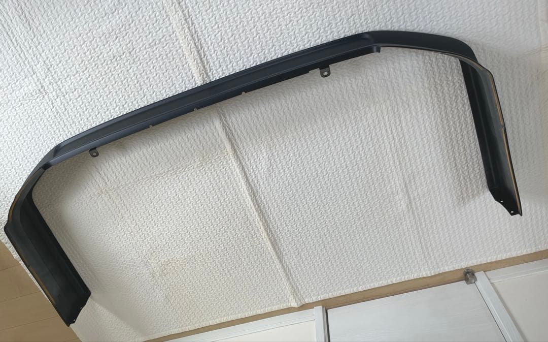 ハイエース　フロントスポイラー　黒マット塗装