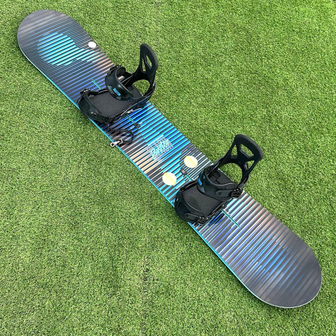 BURTON カバー付き151cmビンディング付き スノーボードクラッシュ