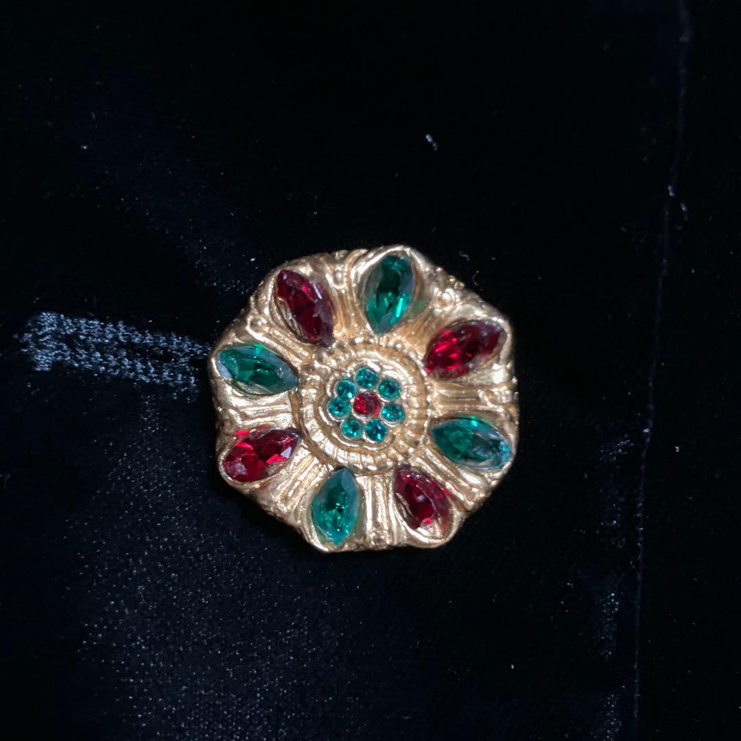 美品❣️イヴサンローラン　ベルベットノーカラージャケット