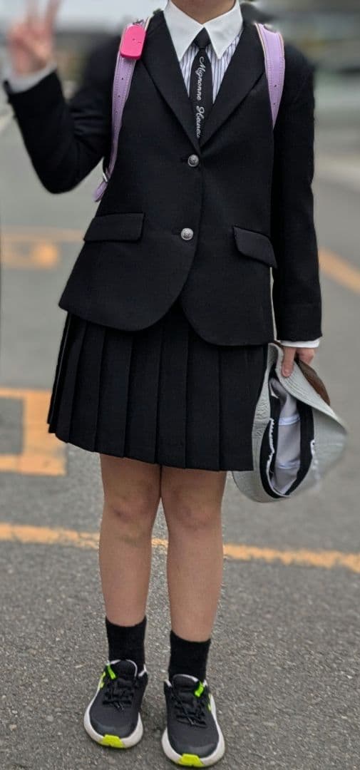 【値下げ】卒業式 スーツ 小学校女子 小学生 150 160 4点セット