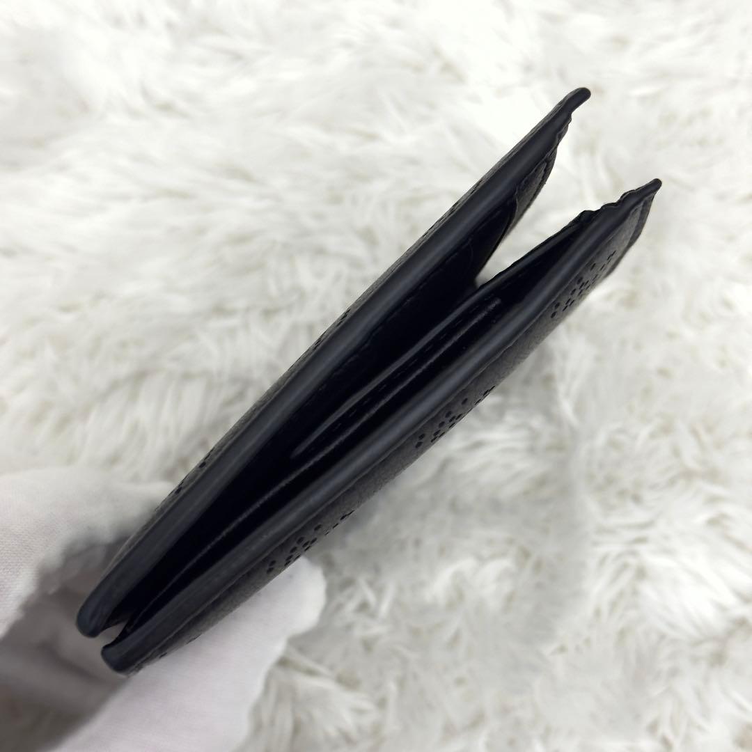 新品級⭐️BALENCIAGA バレンシアガ パンチング 財布 キャッシュ 黒