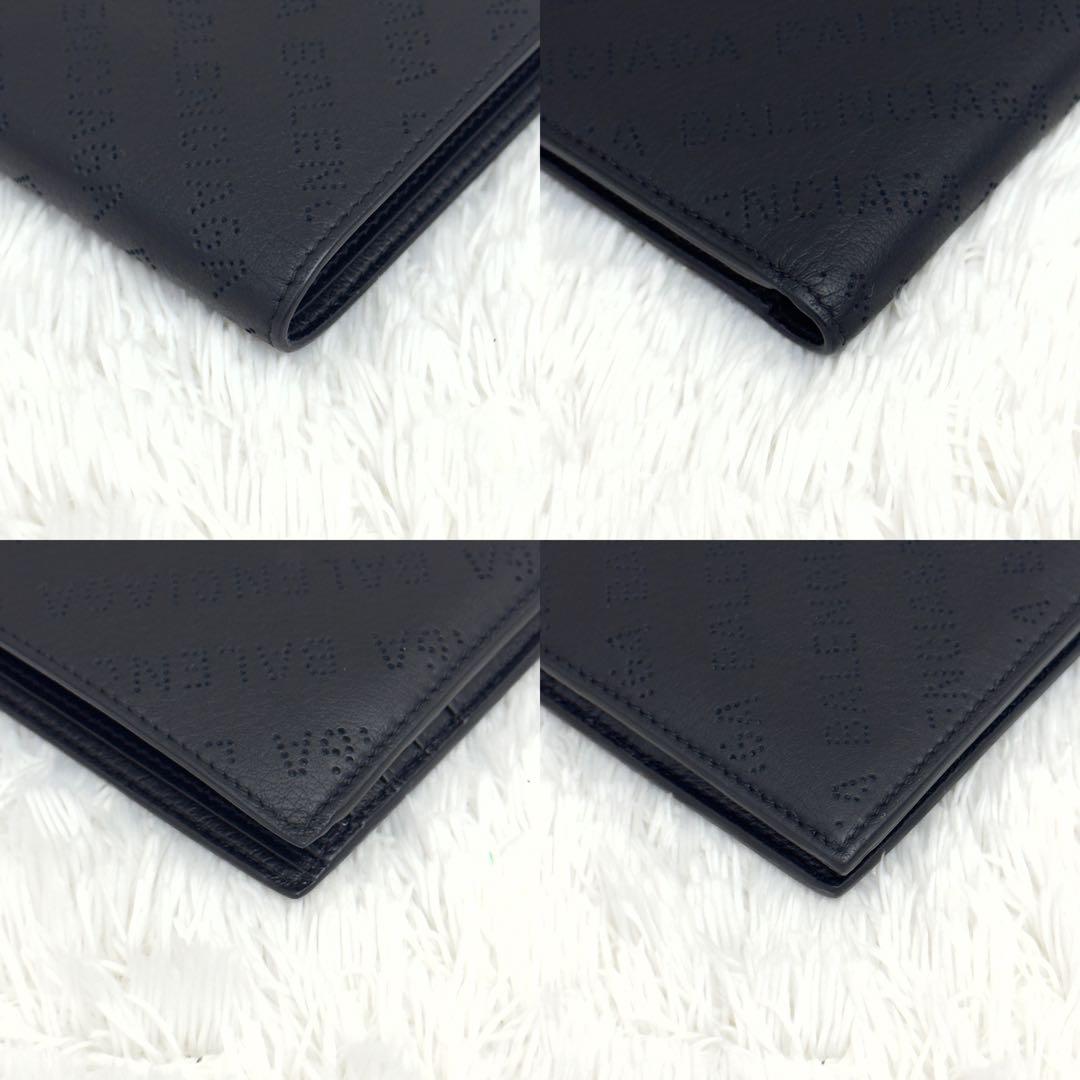 新品級⭐️BALENCIAGA バレンシアガ パンチング 財布 キャッシュ 黒