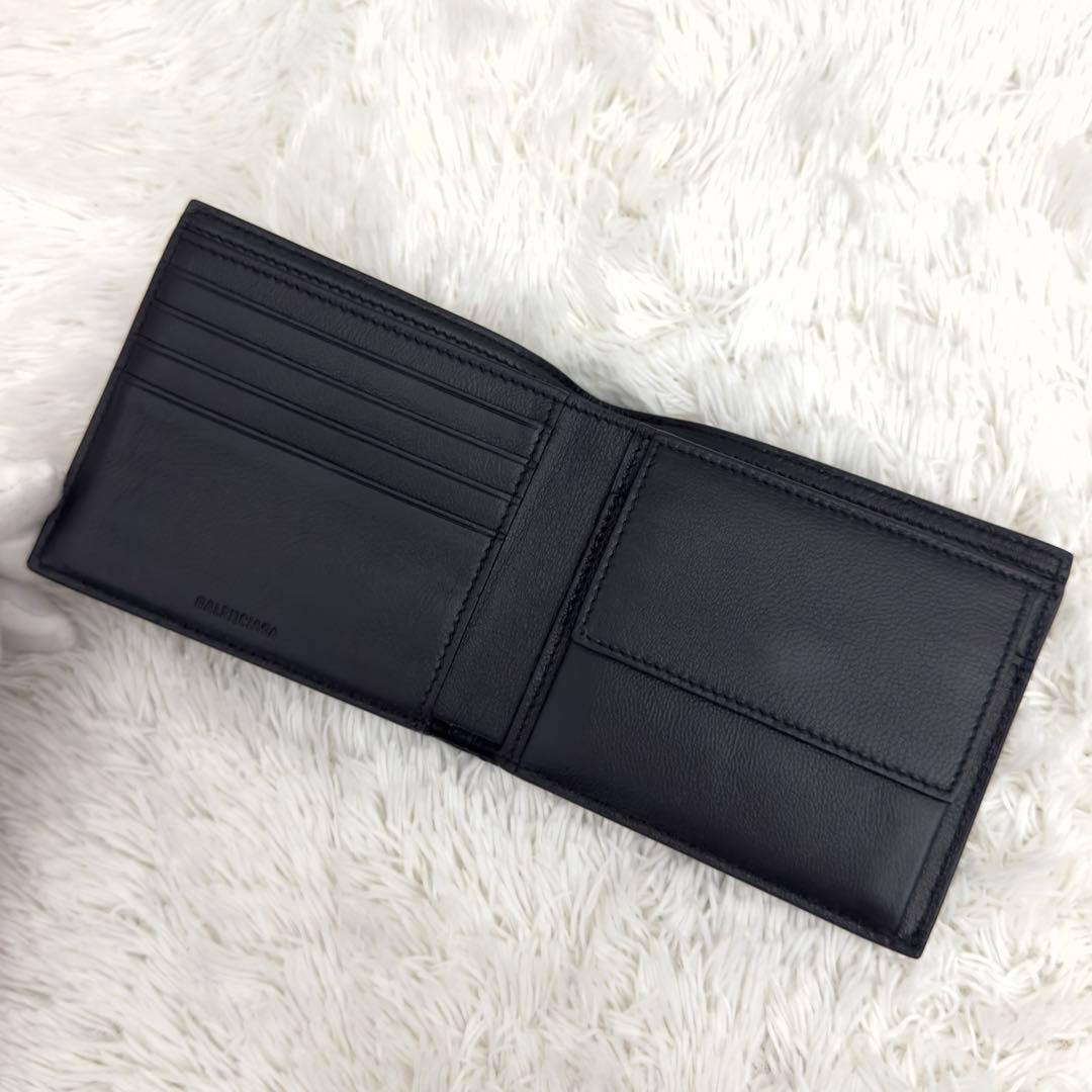 新品級⭐️BALENCIAGA バレンシアガ パンチング 財布 キャッシュ 黒