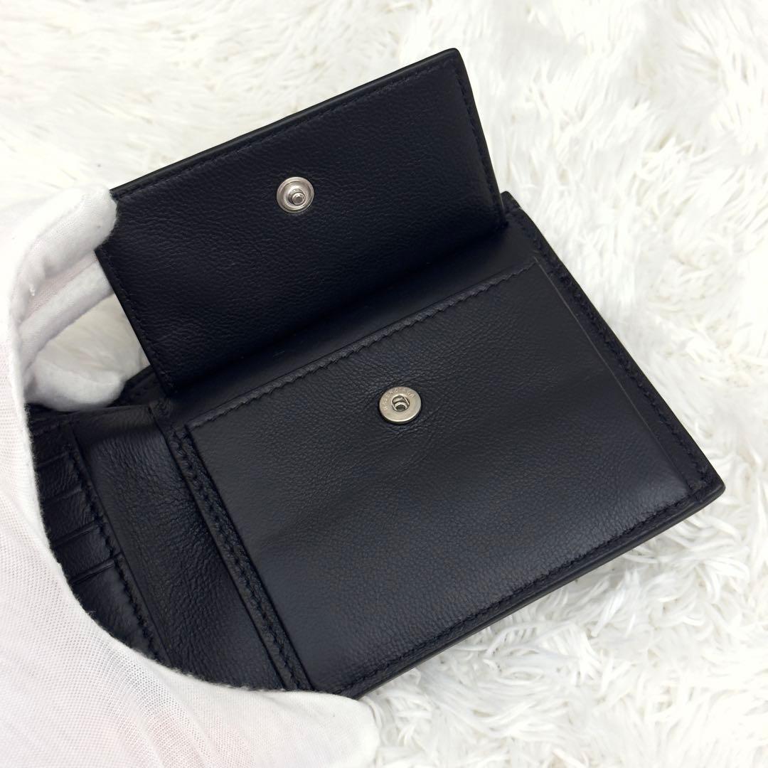 新品級⭐️BALENCIAGA バレンシアガ パンチング 財布 キャッシュ 黒