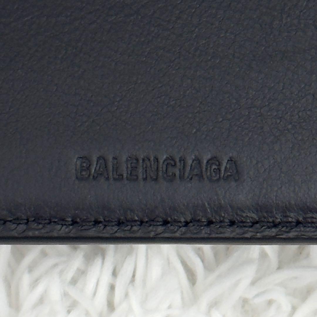 新品級⭐️BALENCIAGA バレンシアガ パンチング 財布 キャッシュ 黒