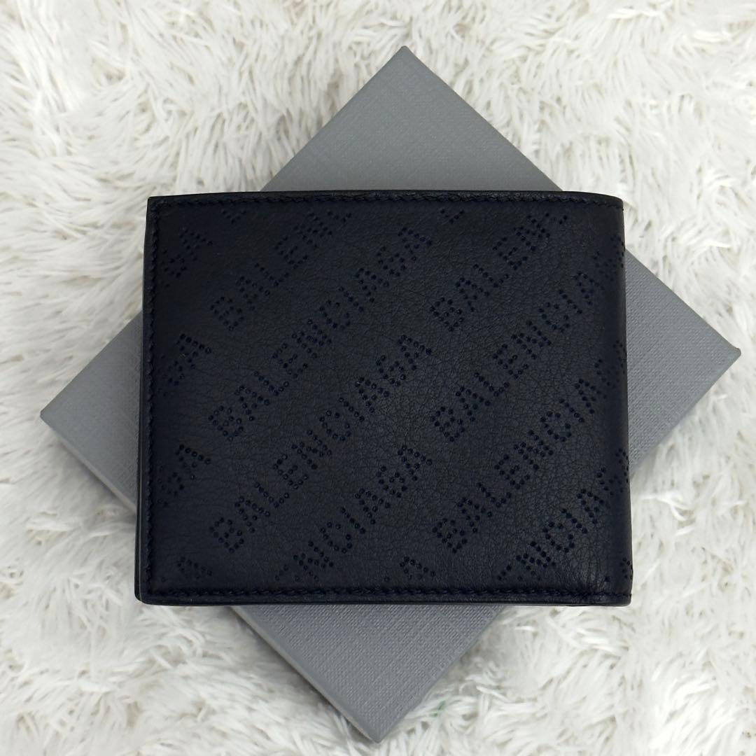 新品級⭐️BALENCIAGA バレンシアガ パンチング 財布 キャッシュ 黒