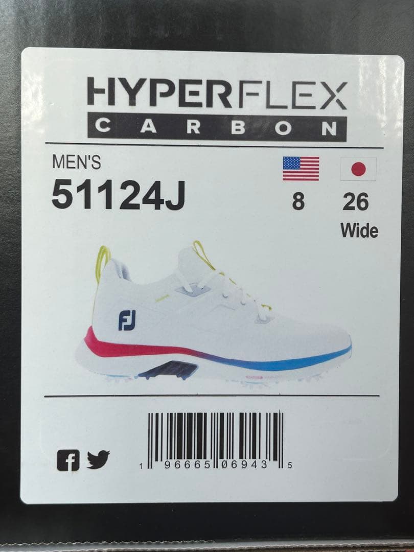 Foot Joy ハイパーフレックス カーボン 紐タイプ