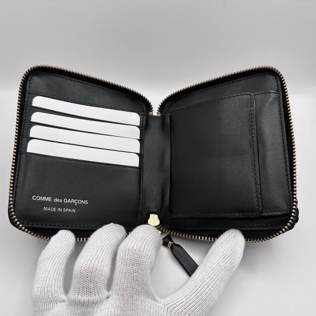 ゆう 様 【未使用級】コムデギャルソン 財布 FAT TORTOISE 黒.