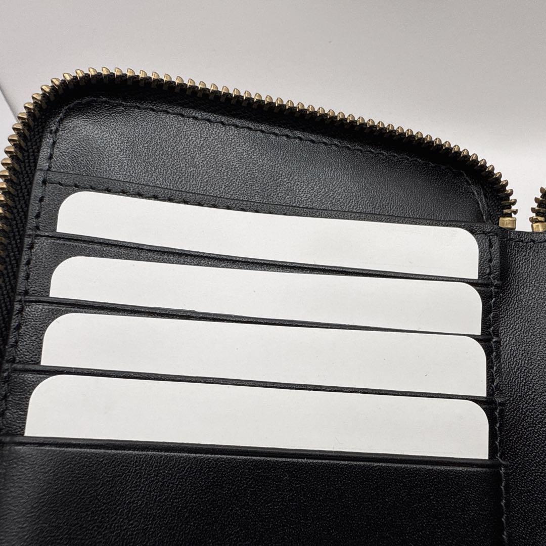 ゆう 様 【未使用級】コムデギャルソン 財布 FAT TORTOISE 黒.