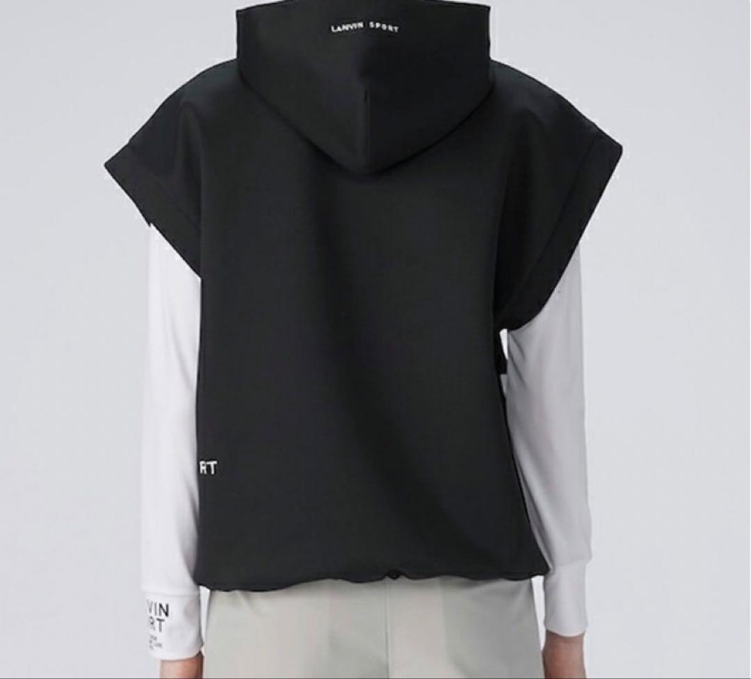 ⬛︎ランバン ⬛︎ストレッチ ドロップショルダー フーディ ベスト