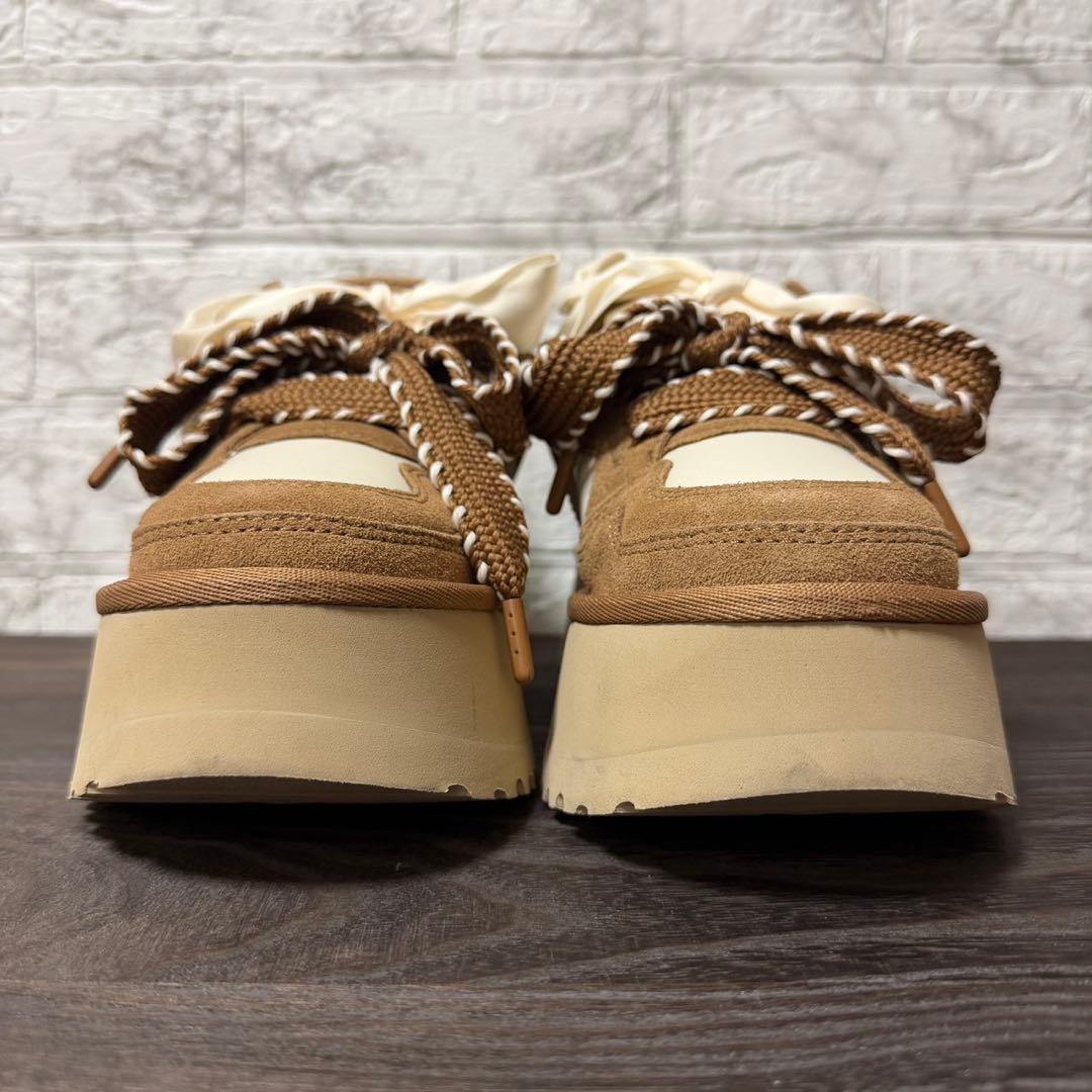 UGG アストロメル 厚底スニーカー チェスナット 23cm