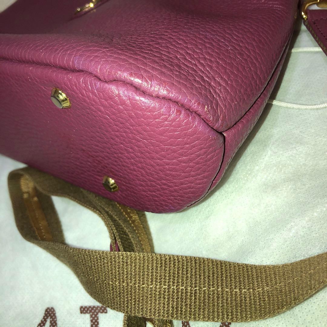 最終価格✨️美品ATAO★アタオ‪‪☆chivy★チヴィ‪2WAYバッグ☆ボルドー