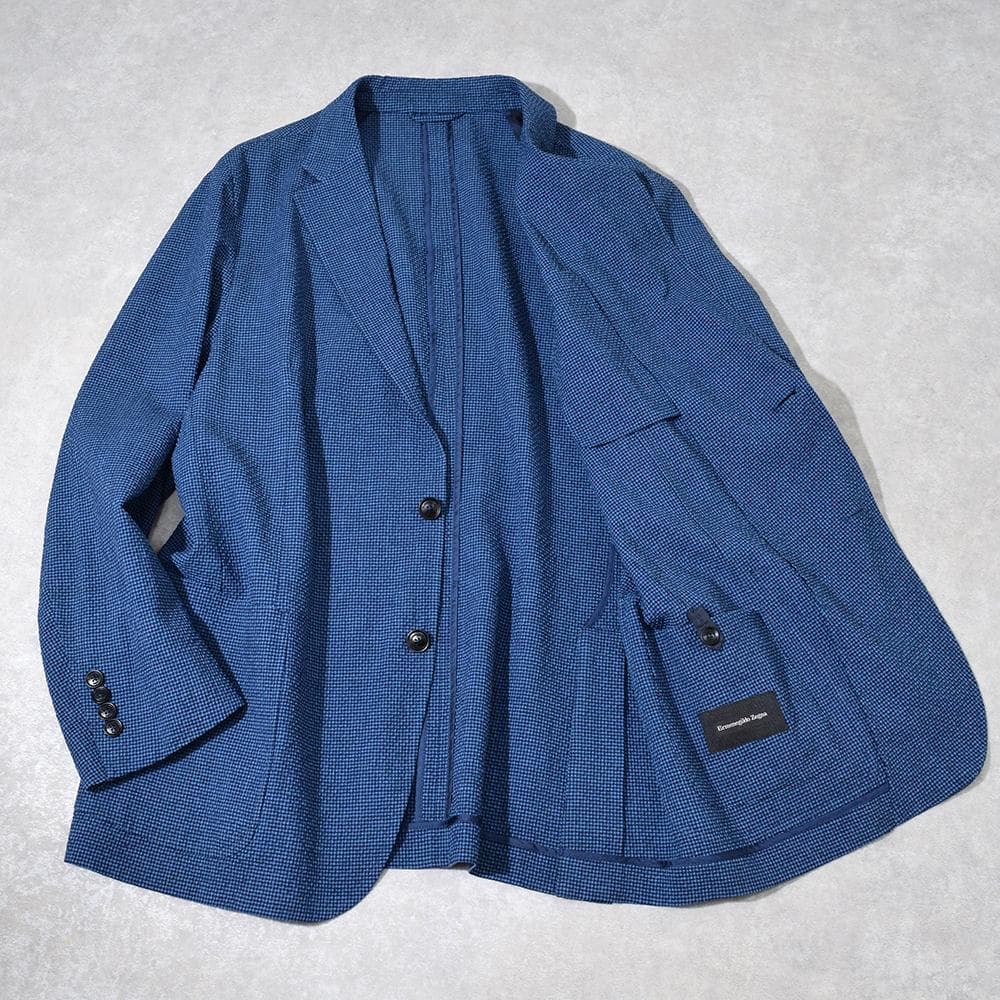 現行 ゼニア Ermenegildo Zegna シアサッカー ジャケット 54