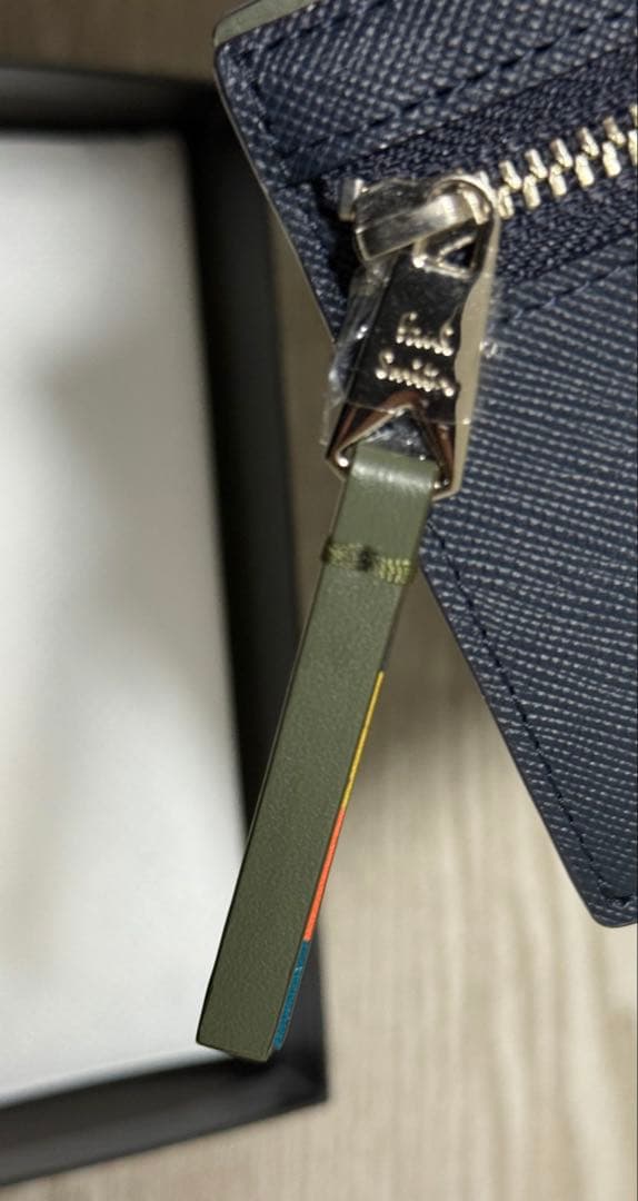 【新品未使用】ポールスミス　マネークリップ　ブライトストライププラー