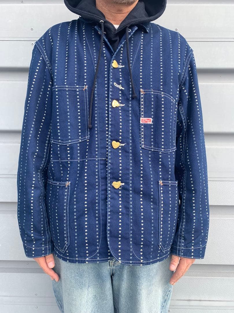 TCB JEANS & CO. ストライプデニムカバーオール