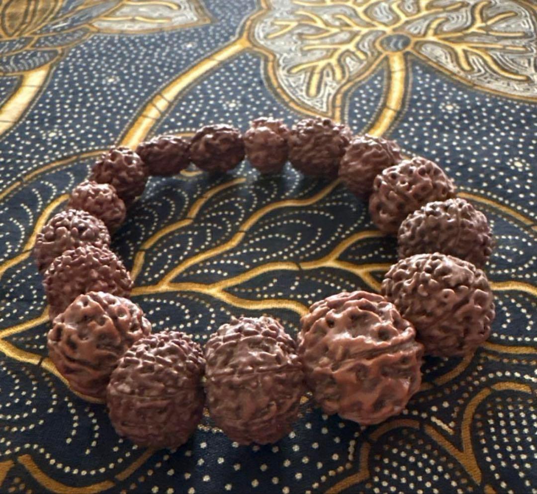 ✰︎‪ 琥珀 ✰ ✰︎ ルドラクシャマーラー　トップ13ムキ