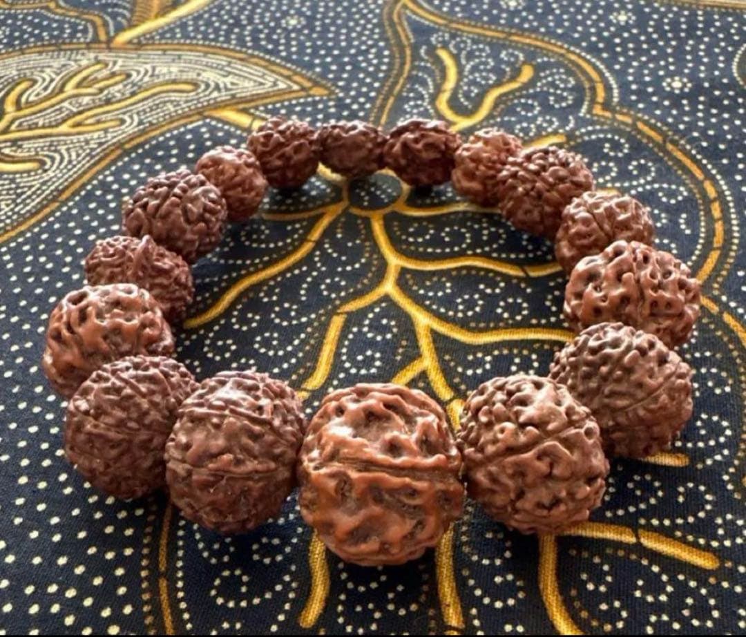 ✰︎‪ 琥珀 ✰ ✰︎ ルドラクシャマーラー　トップ13ムキ