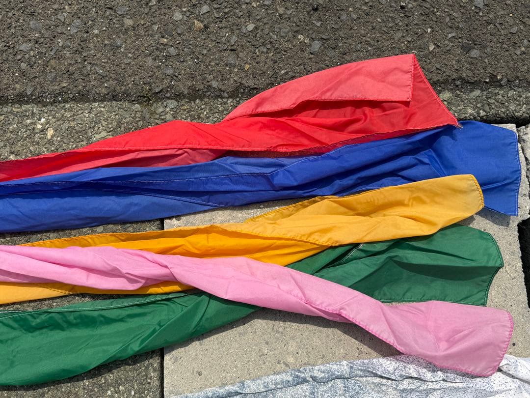 中古 鯉のぼり ③ 5m 敬工謹製 こいのぼり 3色+吹流し こどもの日 節句