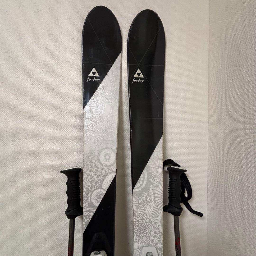Fischer フィッシャー　レディース　女性用スキー板　ストック