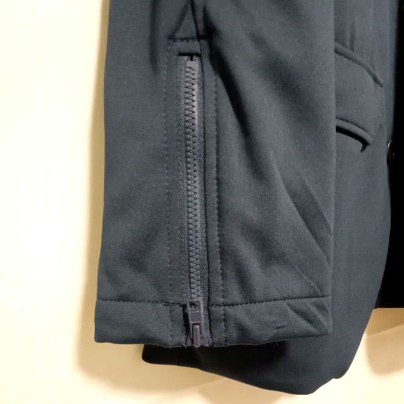 希少美品 アディダス 上下セットアップ Lサイズ ネイビー 裏地ヒョウ柄