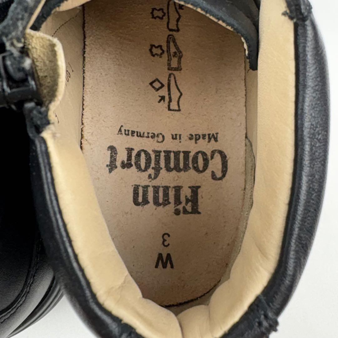 【極美品】フィンコンフォート　22.5cm　3 MACHIDA ハイカット　黒