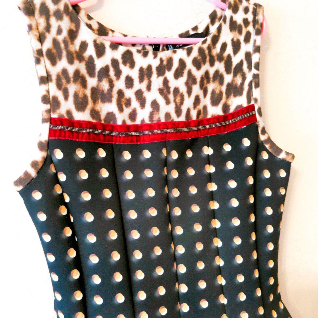 【極美品】MONNALISA　Jakioo　ノースリーブドレスワンピース　160