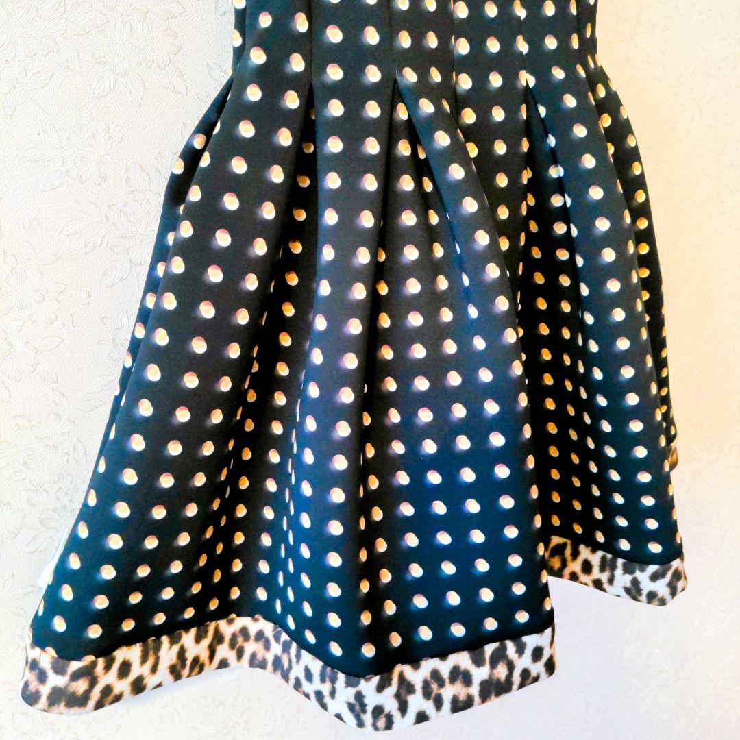 【極美品】MONNALISA　Jakioo　ノースリーブドレスワンピース　160