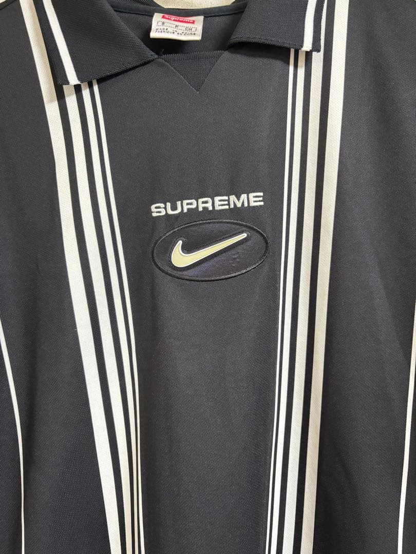 超激レア　Supreme Nike Soccer Jersey Black