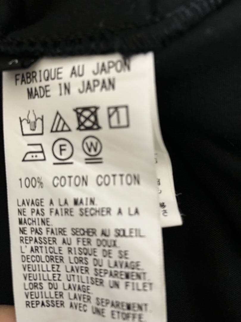 【Y’s】黒ワンピース/綿100パーセント/ヨウジヤマモト/膝下〜膝丈