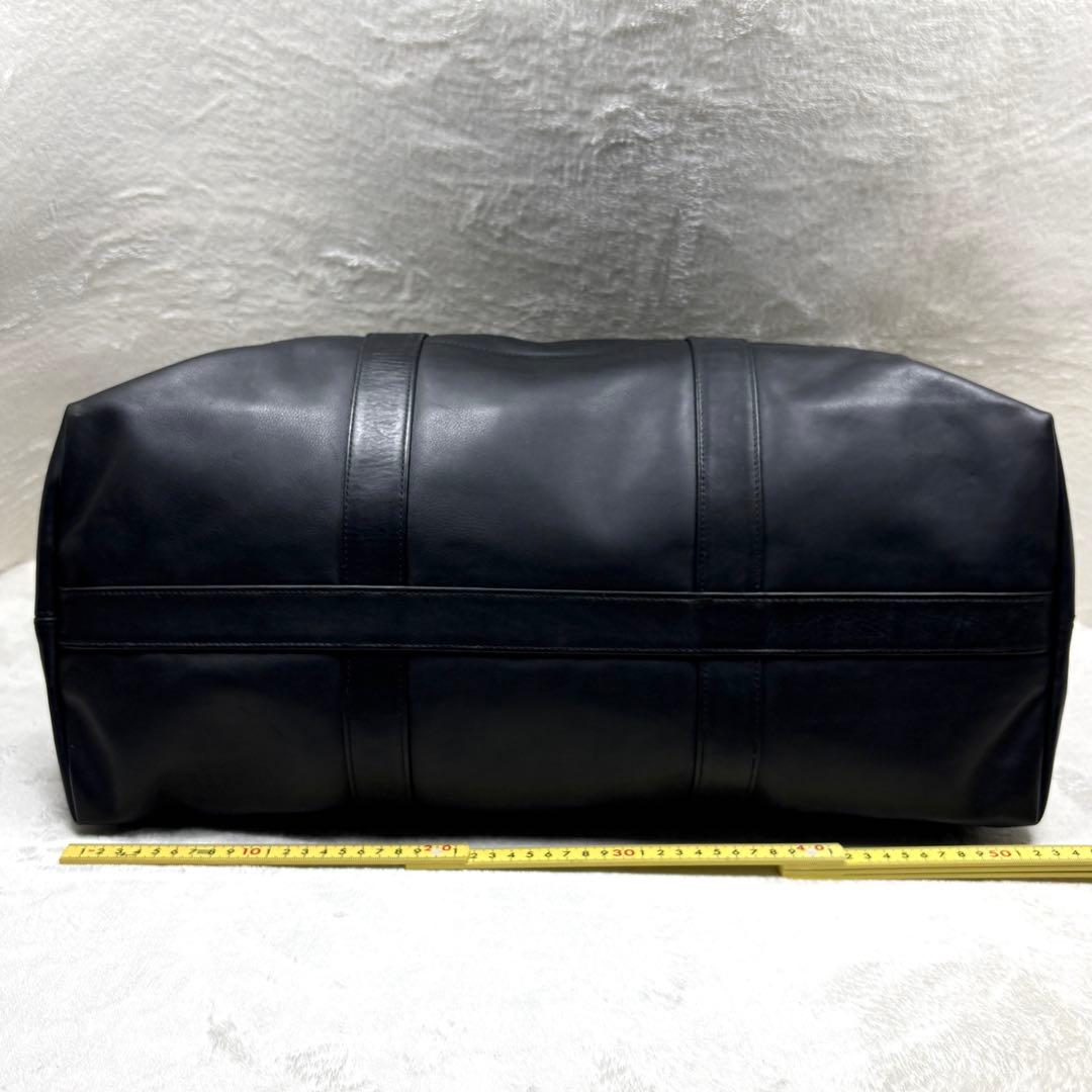 COACH ボストンバッグ レザー OLDCOACH ブラック 大容量