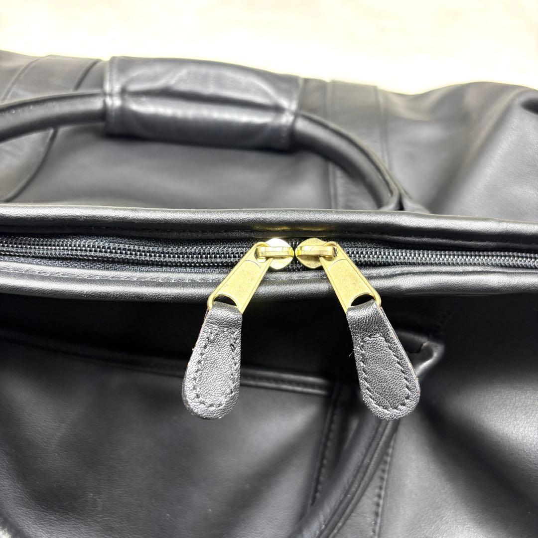 COACH ボストンバッグ レザー OLDCOACH ブラック 大容量