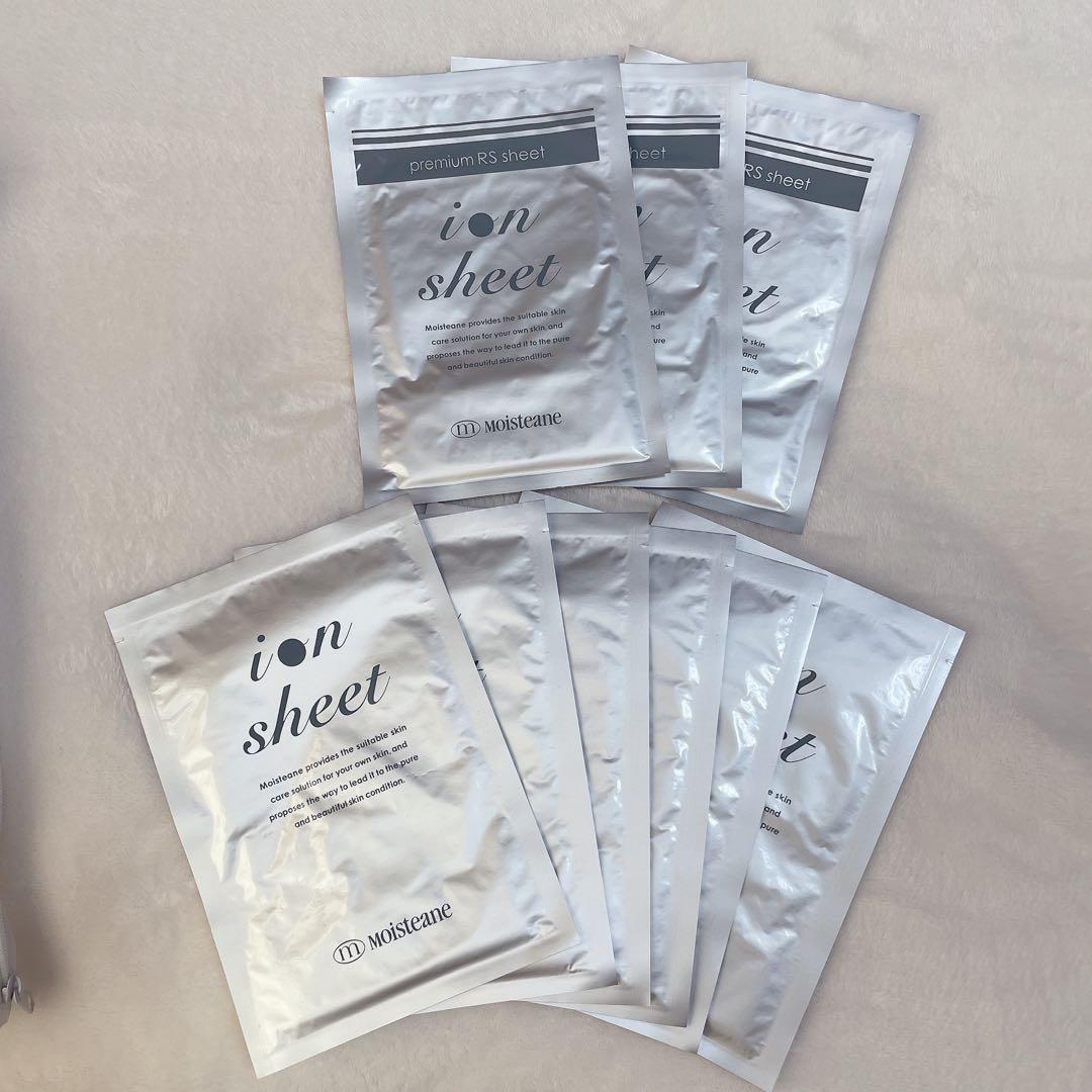 【美品】モイスティーヌ　フェイスマスク　ブラック　イオンシート9枚セット