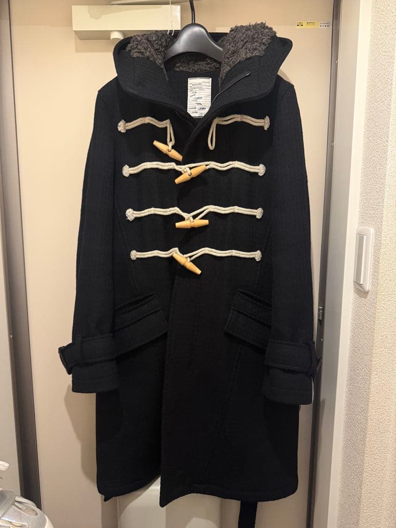 SHAREEF メルトンロングダッフルコート