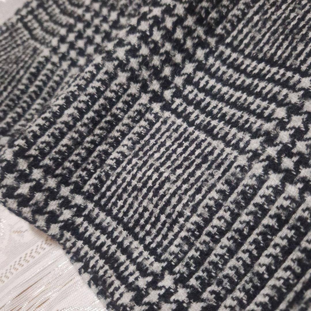 〔極美品〕新品未使用 23区ウールグレン チェック柄 タックスカート