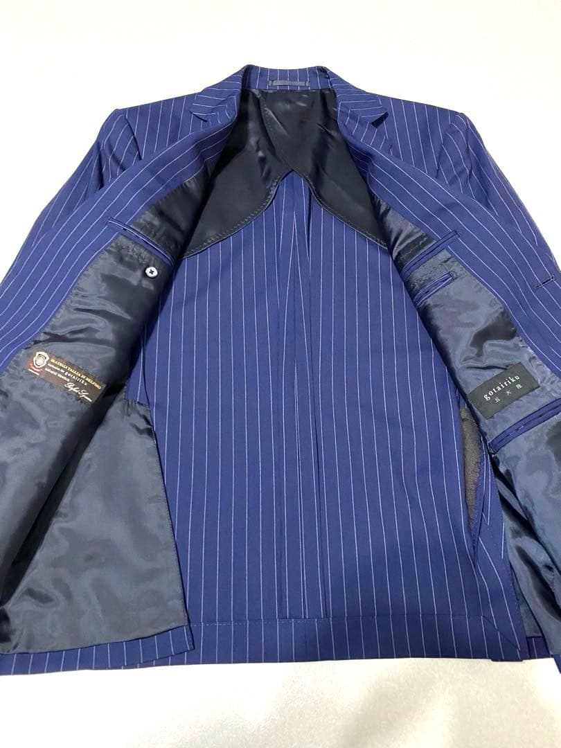 五大陸gotairiku◇イタリア製デルフィノ高級生地◇メンズスーツセットアップ