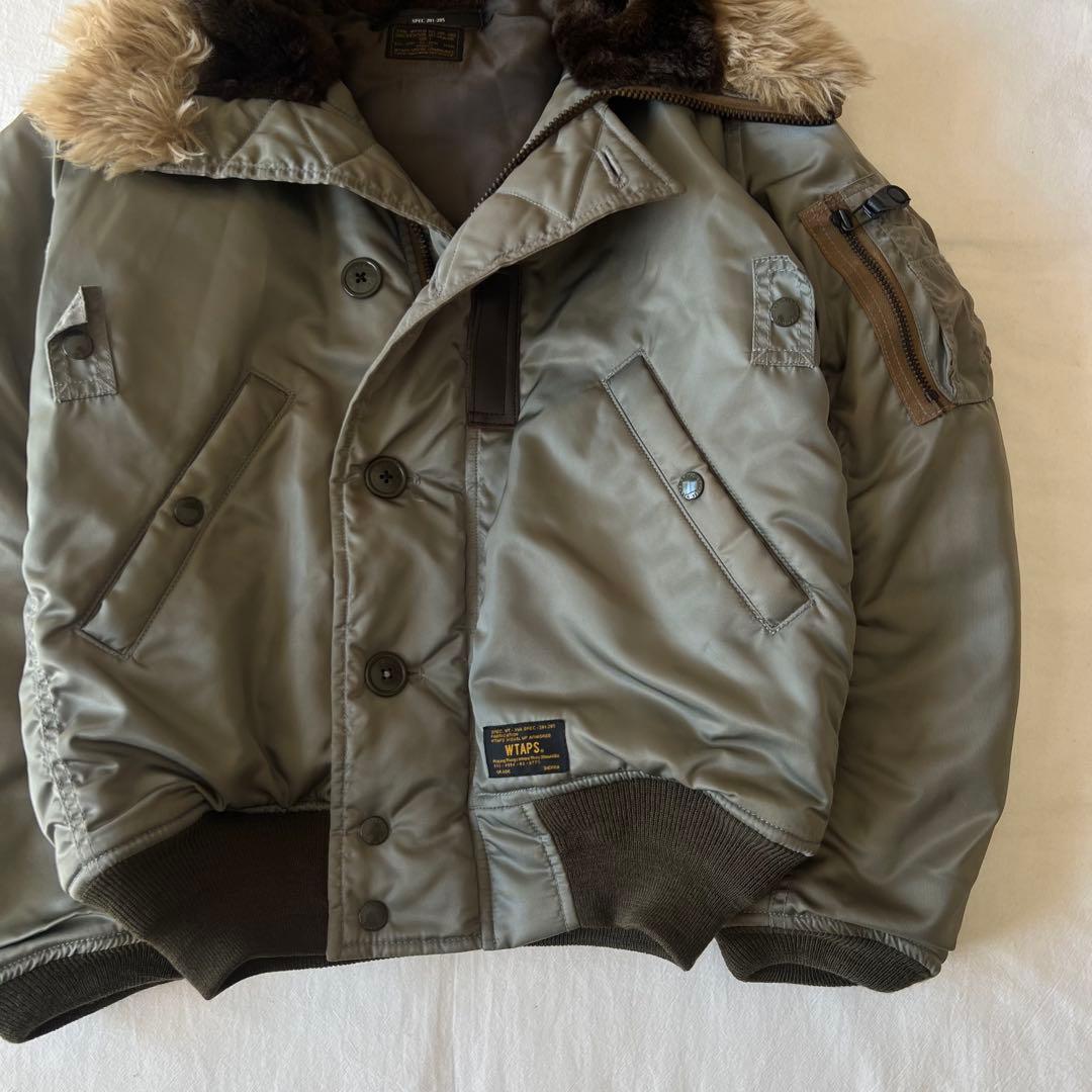 【希少】WTAPS アーカイブ N-2B フライトジャケット 13AW カーキ