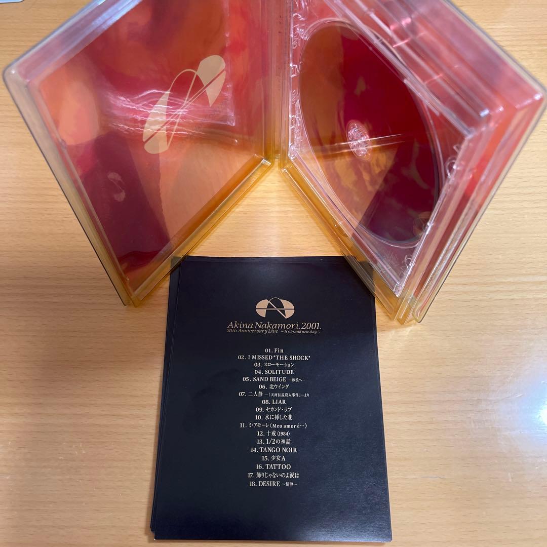 DVD 中森明菜/2001 20th Anniversary Live プロモ盤