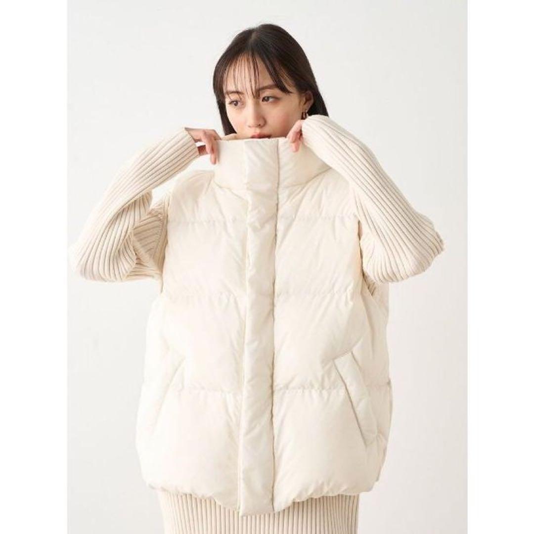 モス　SNIDEL スナイデル Sustaina ダウンベスト