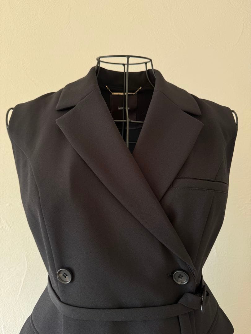 【値下げ】anuans テーラード ジレ ワンピース